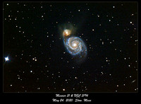 M51 The Whirlpool Galaxy