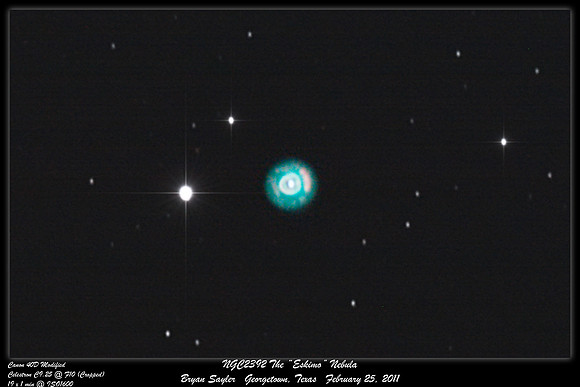 NGC2392 Eskimo Nebula