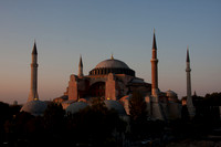 Hagia Sophia at Sunset