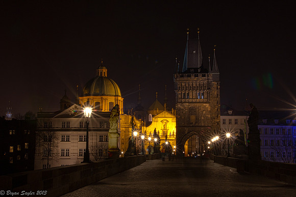 Charles Bridge at Night