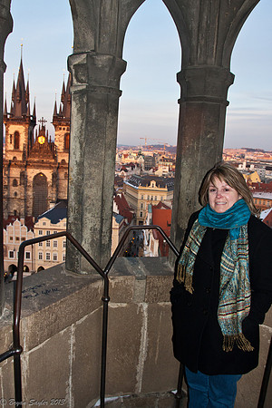 Sandy in City Hall Tower