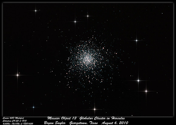 Messier 13 Globular Cluster in Hercules - 2010