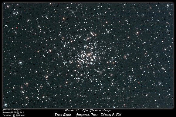 M37 Open Cluster in Auriga