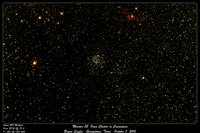 Messier 52 Open Cluster in Cassiopeia