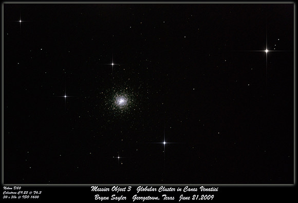 Messier Object 3 Globular Cluster