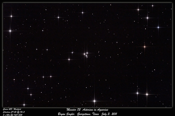 Messier 73 Asterism in Aquarius