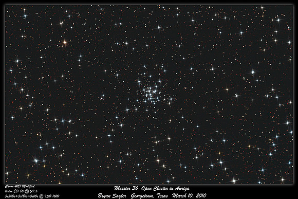 Messier 36 Open Cluster in Aur