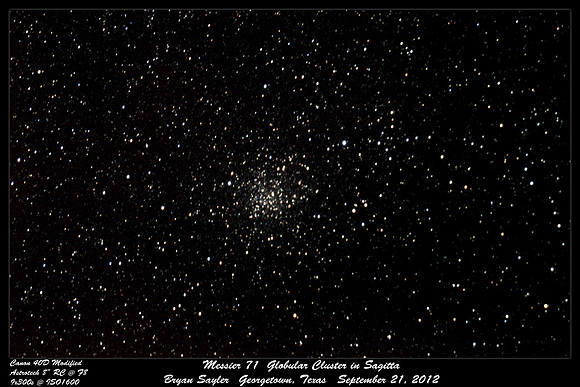 M71 Globular Cluster in Sagitta