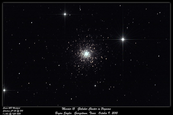 M15 Globular Cluster in Pegasus