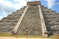 Emily Contemplates El Castillo