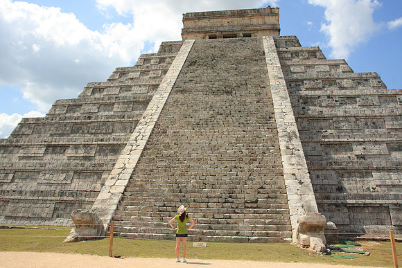 Emily Contemplates El Castillo