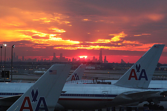 Sunrise at O'Hare