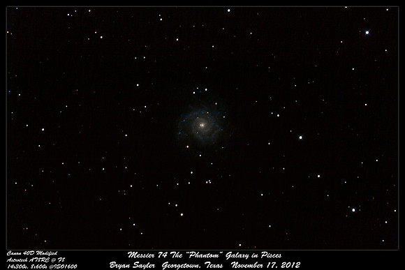 Messier 74 The Phantom Galaxy