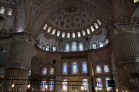 Interior of the "Blue Mosque"